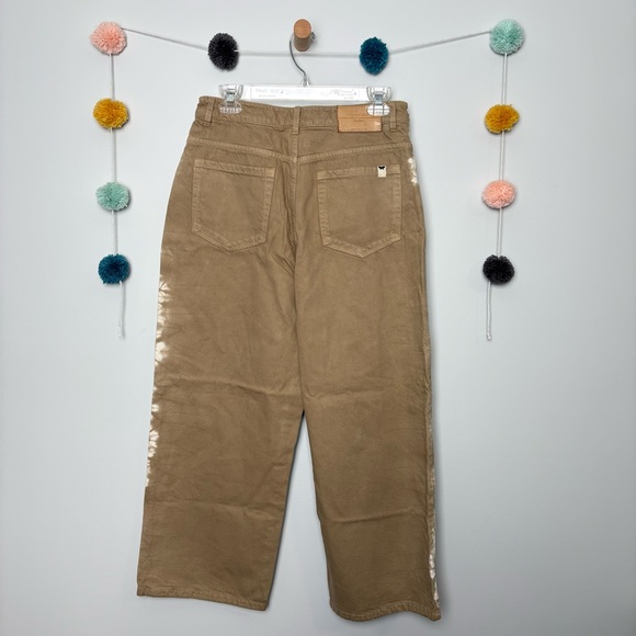 Max Mara Weekend Ampezzo Tie Dye Denim Tan Pants - Picture 10 of 10